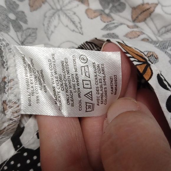 LOFT Outlet animal print blouse - Picture 9 of 10